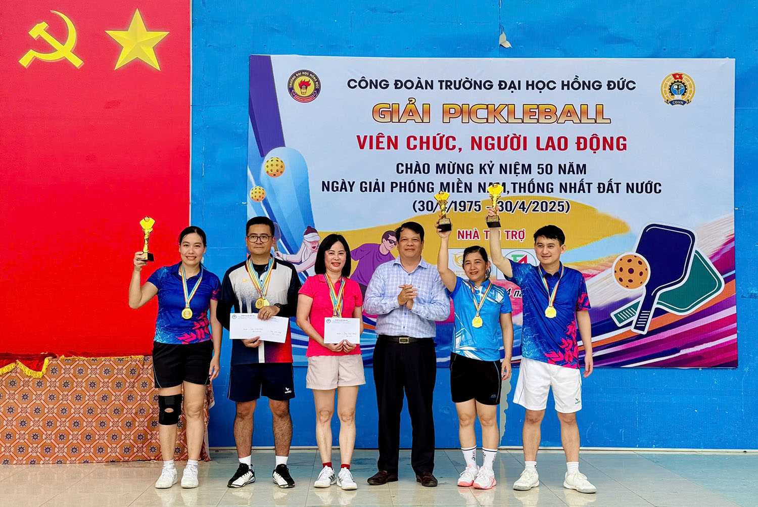 "Giải Pickleball viên chức, người lao động Trường Đại học Hồng Đức năm học 2024-2025": Sân chơi gắn kết, lan toả tinh thần thể thao